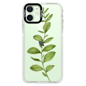 Silikonové pouzdro Bumper iSaprio - Green Plant 01 - iPhone 12 mini