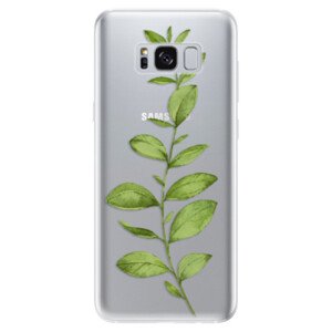 Odolné silikonové pouzdro iSaprio - Green Plant 01 - Samsung Galaxy S8