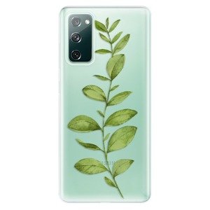 Odolné silikonové pouzdro iSaprio - Green Plant 01 - Samsung Galaxy S20 FE