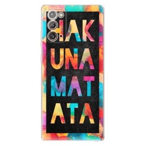 Odolné silikonové pouzdro iSaprio - Hakuna Matata 01 - Samsung Galaxy Note 20