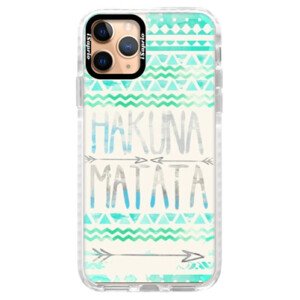 Silikonové pouzdro Bumper iSaprio - Hakuna Matata Green - iPhone 11 Pro