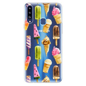 Odolné silikonové pouzdro iSaprio - Ice Cream - Samsung Galaxy A20s