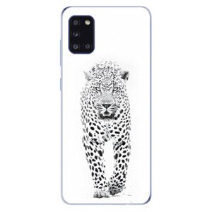 Odolné silikonové pouzdro iSaprio - White Jaguar - Samsung Galaxy A31