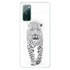 Odolné silikonové pouzdro iSaprio - White Jaguar - Samsung Galaxy S20 FE