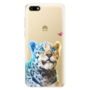 Odolné silikonové pouzdro iSaprio - Leopard With Butterfly - Huawei Y5 2018