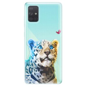 Odolné silikonové pouzdro iSaprio - Leopard With Butterfly - Samsung Galaxy A71