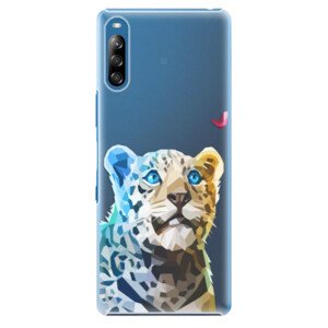 Plastové pouzdro iSaprio - Leopard With Butterfly - Sony Xperia L4
