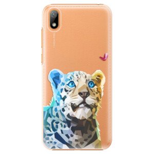 Plastové pouzdro iSaprio - Leopard With Butterfly - Huawei Y5 2019