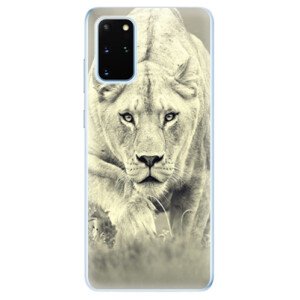Odolné silikonové pouzdro iSaprio - Lioness 01 - Samsung Galaxy S20+