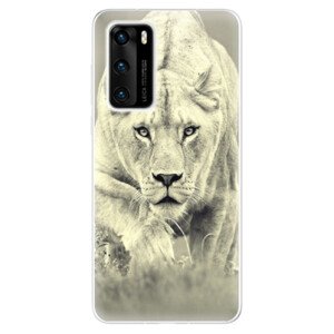 Odolné silikonové pouzdro iSaprio - Lioness 01 - Huawei P40