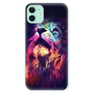 Odolné silikonové pouzdro iSaprio - Lion in Colors - iPhone 11
