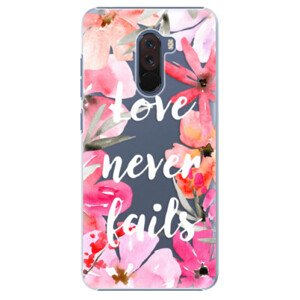 Plastové pouzdro iSaprio - Love Never Fails - Xiaomi Pocophone F1