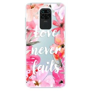 Plastové pouzdro iSaprio - Love Never Fails - Xiaomi Redmi Note 9