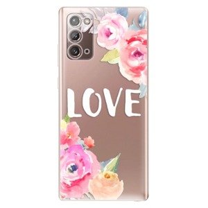 Odolné silikonové pouzdro iSaprio - Love - Samsung Galaxy Note 20