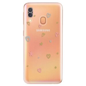 Odolné silikonové pouzdro iSaprio - Lovely Pattern - Samsung Galaxy A40