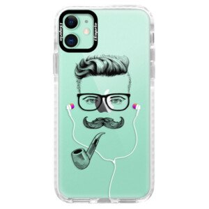 Silikonové pouzdro Bumper iSaprio - Man With Headphones 01 - iPhone 11