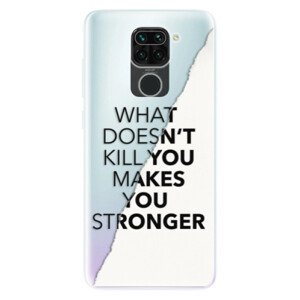 Odolné silikonové pouzdro iSaprio - Makes You Stronger - Xiaomi Redmi Note 9