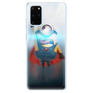 Odolné silikonové pouzdro iSaprio - Mimons Superman 02 - Samsung Galaxy S20+