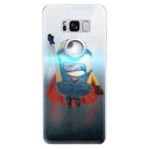 Odolné silikonové pouzdro iSaprio - Mimons Superman 02 - Samsung Galaxy S8