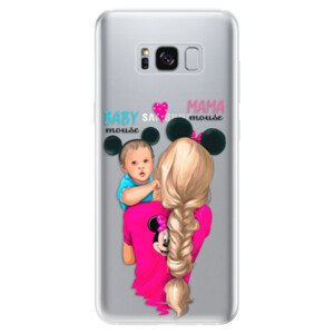 Odolné silikonové pouzdro iSaprio - Mama Mouse Blonde and Boy - Samsung Galaxy S8