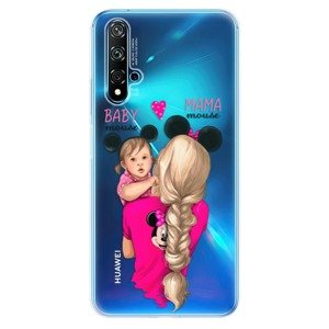 Odolné silikonové pouzdro iSaprio - Mama Mouse Blond and Girl - Huawei Nova 5T