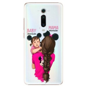 Plastové pouzdro iSaprio - Mama Mouse Brunette and Girl - Xiaomi Mi 9T Pro