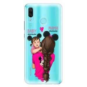 Odolné silikonové pouzdro iSaprio - Mama Mouse Brunette and Girl - Huawei Nova 3