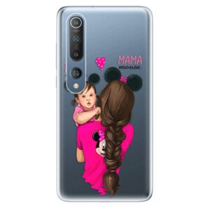 Odolné silikonové pouzdro iSaprio - Mama Mouse Brunette and Girl - Xiaomi Mi 10 / Mi 10 Pro