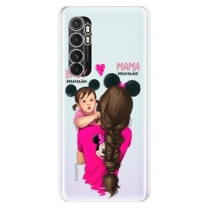 Odolné silikonové pouzdro iSaprio - Mama Mouse Brunette and Girl - Xiaomi Mi Note 10 Lite