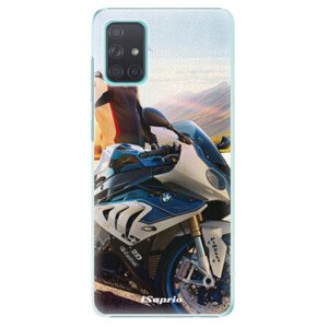 Plastové pouzdro iSaprio - Motorcycle 10 - Samsung Galaxy A71