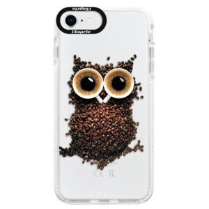 Silikonové pouzdro Bumper iSaprio - Owl And Coffee - iPhone SE 2020