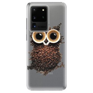 Plastové pouzdro iSaprio - Owl And Coffee - Samsung Galaxy S20 Ultra
