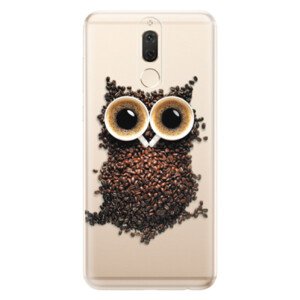 Odolné silikonové pouzdro iSaprio - Owl And Coffee - Huawei Mate 10 Lite