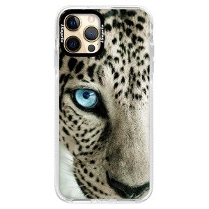 Silikonové pouzdro Bumper iSaprio - White Panther - iPhone 12 Pro