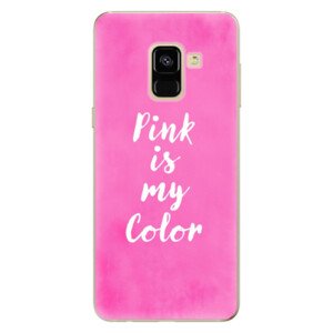 Odolné silikonové pouzdro iSaprio - Pink is my color - Samsung Galaxy A8 2018