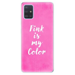 Odolné silikonové pouzdro iSaprio - Pink is my color - Samsung Galaxy A51
