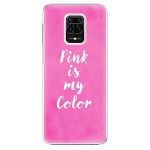 Plastové pouzdro iSaprio - Pink is my color - Xiaomi Redmi Note 9 Pro / Note 9S