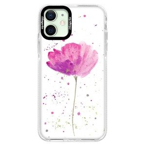 Silikonové pouzdro Bumper iSaprio - Poppies - iPhone 12