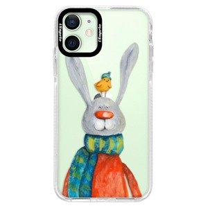 Silikonové pouzdro Bumper iSaprio - Rabbit And Bird - iPhone 12 mini