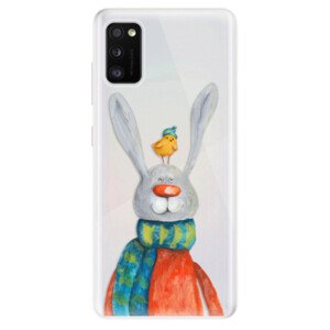Odolné silikonové pouzdro iSaprio - Rabbit And Bird - Samsung Galaxy A41