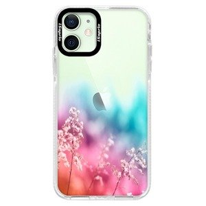 Silikonové pouzdro Bumper iSaprio - Rainbow Grass - iPhone 12 mini