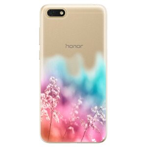 Odolné silikonové pouzdro iSaprio - Rainbow Grass - Huawei Honor 7S