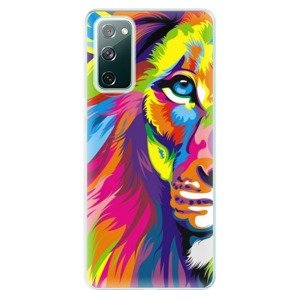 Odolné silikonové pouzdro iSaprio - Rainbow Lion - Samsung Galaxy S20 FE