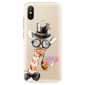 Plastové pouzdro iSaprio - Sir Giraffe - Xiaomi Mi A2