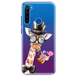 Plastové pouzdro iSaprio - Sir Giraffe - Xiaomi Redmi Note 8T