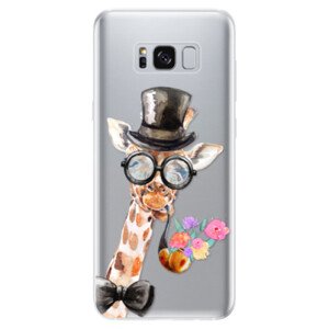 Odolné silikonové pouzdro iSaprio - Sir Giraffe - Samsung Galaxy S8