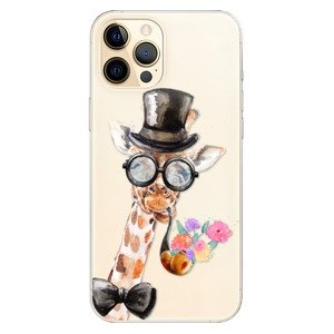 Odolné silikonové pouzdro iSaprio - Sir Giraffe - iPhone 12 Pro