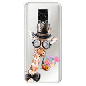 Odolné silikonové pouzdro iSaprio - Sir Giraffe - Xiaomi Redmi Note 9 Pro / Note 9S