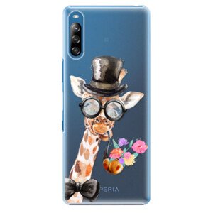 Plastové pouzdro iSaprio - Sir Giraffe - Sony Xperia L4