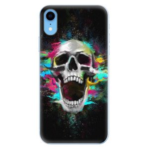 Odolné silikonové pouzdro iSaprio - Skull in Colors - iPhone XR